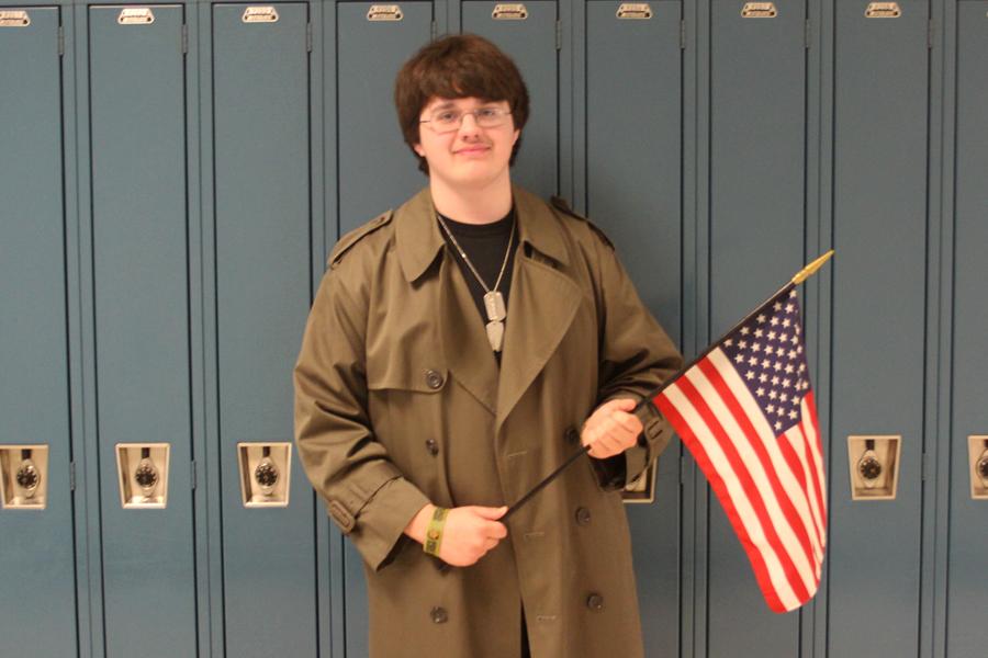 William Morris (10) is a lover of history and enjoys to expand his knowledge of wars and battles. Morris collected an extensive amount of historical items and participated in several reenactments.