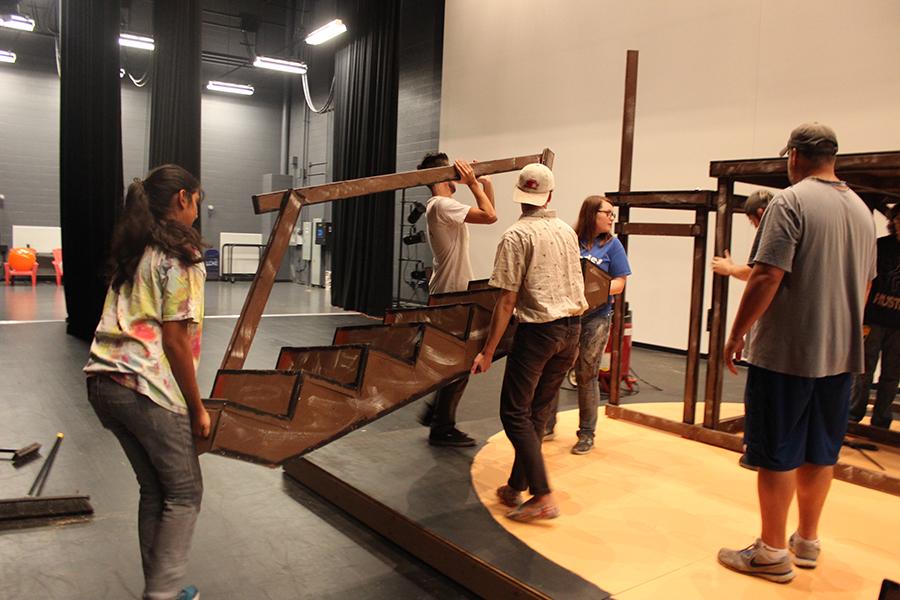 10/15/16 James and the Giant Peach set construction gallery