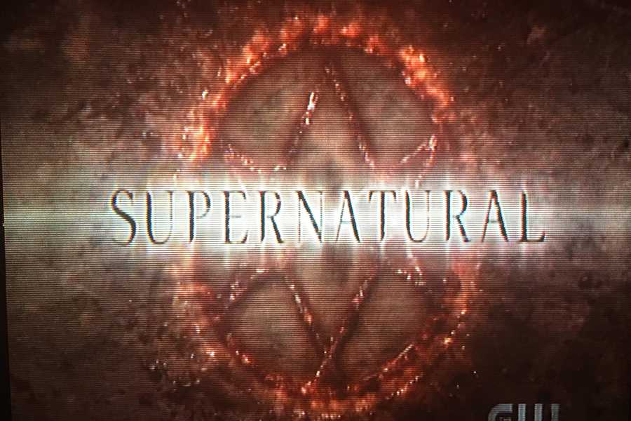 The introduction screen for “Supernatural” appears as the episode starts. The first episode of Season 12 aired on Oct. 13.
