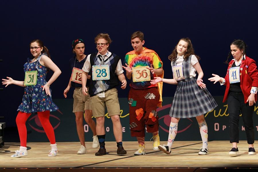 The Lake Central Theatre Company performs “The 25th Annual Putnam County Spelling Bee.” This was the second time that this show has been performed in Lake Central Theatre Company history. Photo By: Camille Bereolos