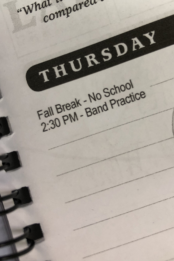  Caption: Fall break was on Oct. 24th. Students did many activities over their break.