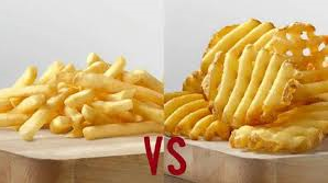 Poll: Regular fries vs waffle fries