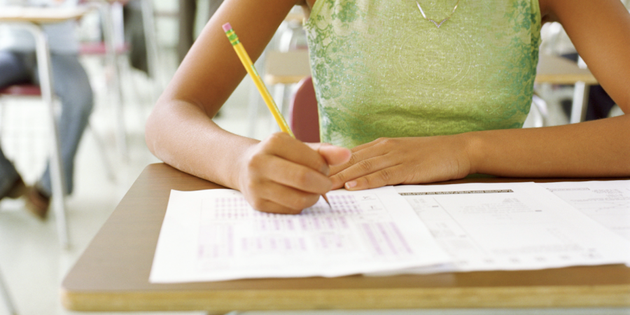 Due to COVID-19, Mrs. Homans and other teachers are allowing students to use their notes during tests. This was one of the steps being taken by teachers to attempt to make taking tests fair for both in class students and e-learners. Photo by: University of South Carolina