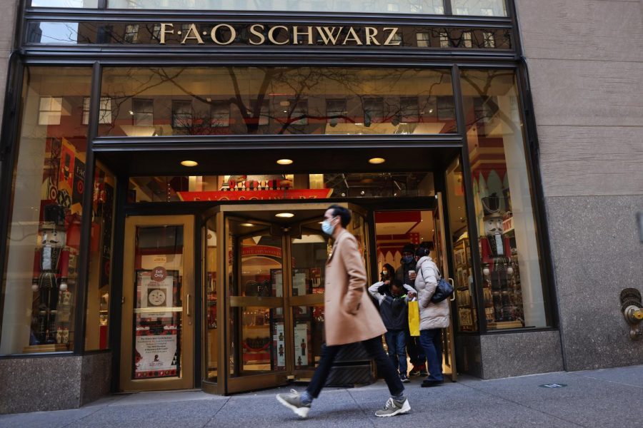 FAO Schwarz stands in its new location in Manhattan. Many local businesses, such as toy stores, have moved locations this year. (Tribune News Service)
