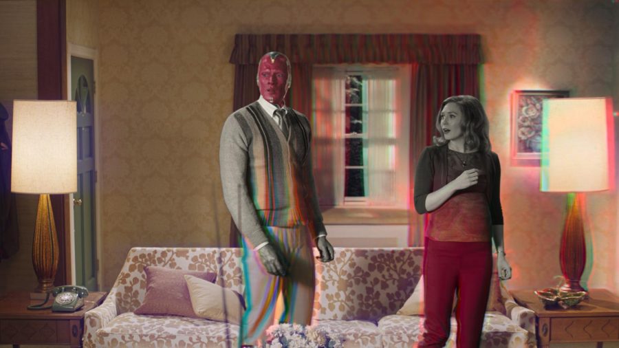 Wanda Maximoff and Vision, played by Elizabeth Olsen and Paul Bettany, are the main characters of this new Disney+ original series, “WandaVision.” It was based on the two MCU heroes and their “normal” lives as citizens of Westview, N.J.
(Disney+/TNS)