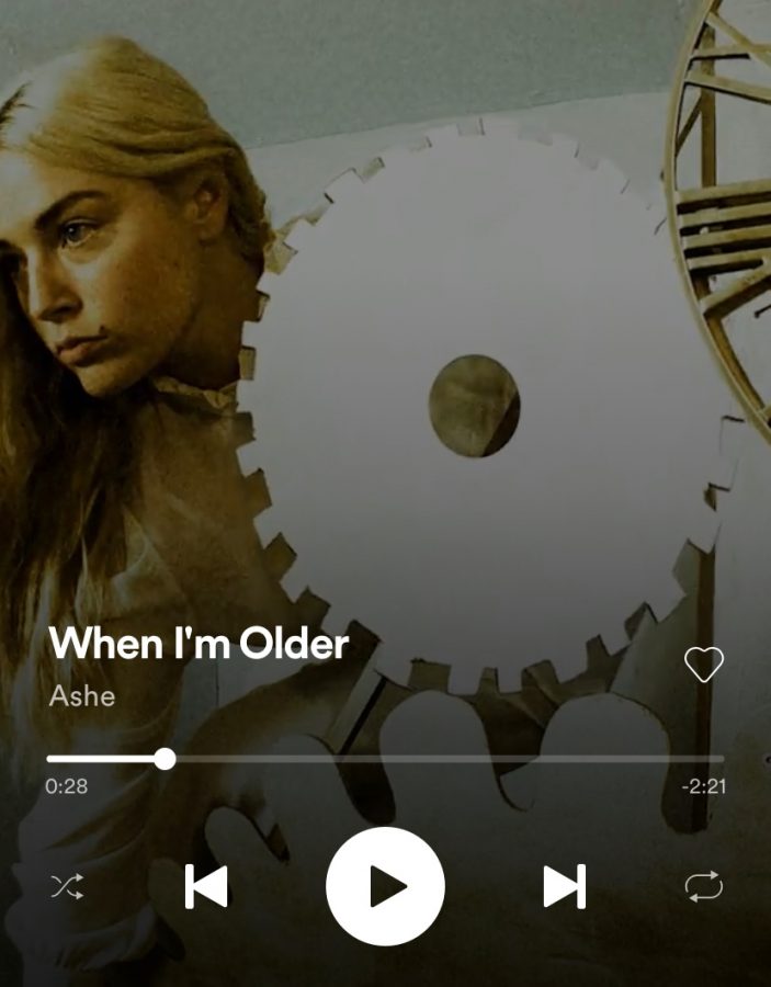 Ashe is releasing a new album on May 7, 2021. Her new single “When I’m Older,” was released on April 21, 2020. 