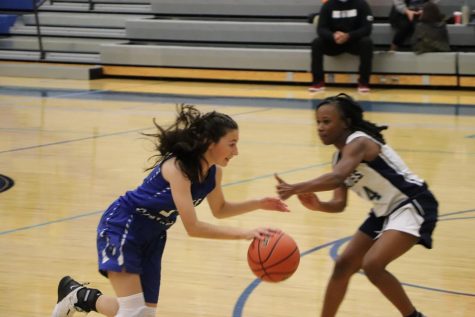 Coming close to a win, the girls began to play with more power. The girls were able to pull out a win in all four quarters, defeating Michigan City. 
