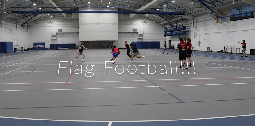 Intramural Flag Football teams face off!