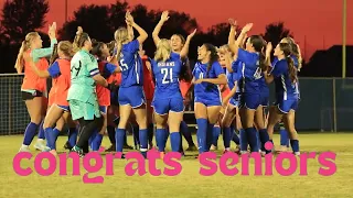 Girls Soccer Celebrate Their Senior Night With a Slaughter Over the Slicers